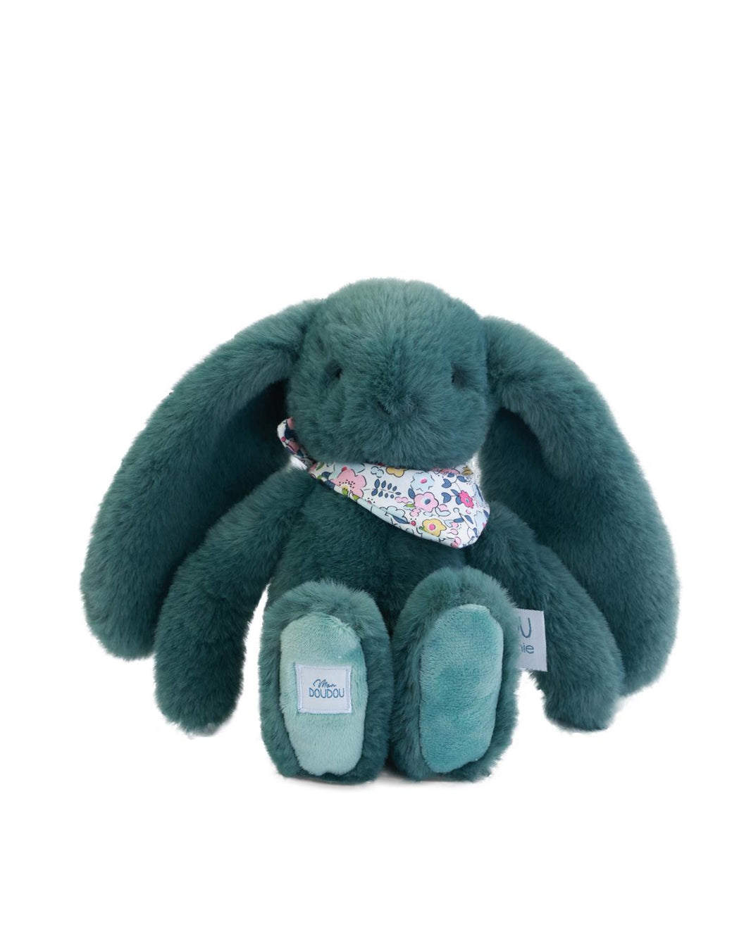 Peluche LAPIN FLEURETTE -Eucalyptus 25 cm - Mode Bébé Claye
