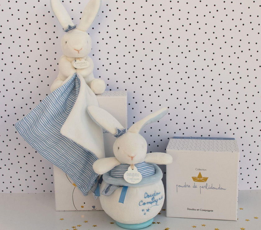 Peluche Lapin Matelot avec doudou - Mode Bébé Claye