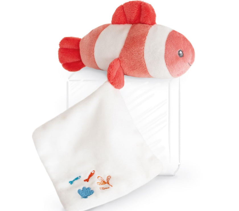 Peluche poisson Corall avec doudou - Mode Bébé Claye
