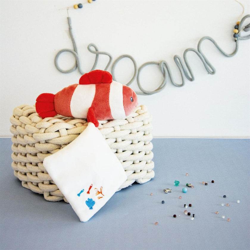 Peluche poisson Corall avec doudou - Mode Bébé Claye