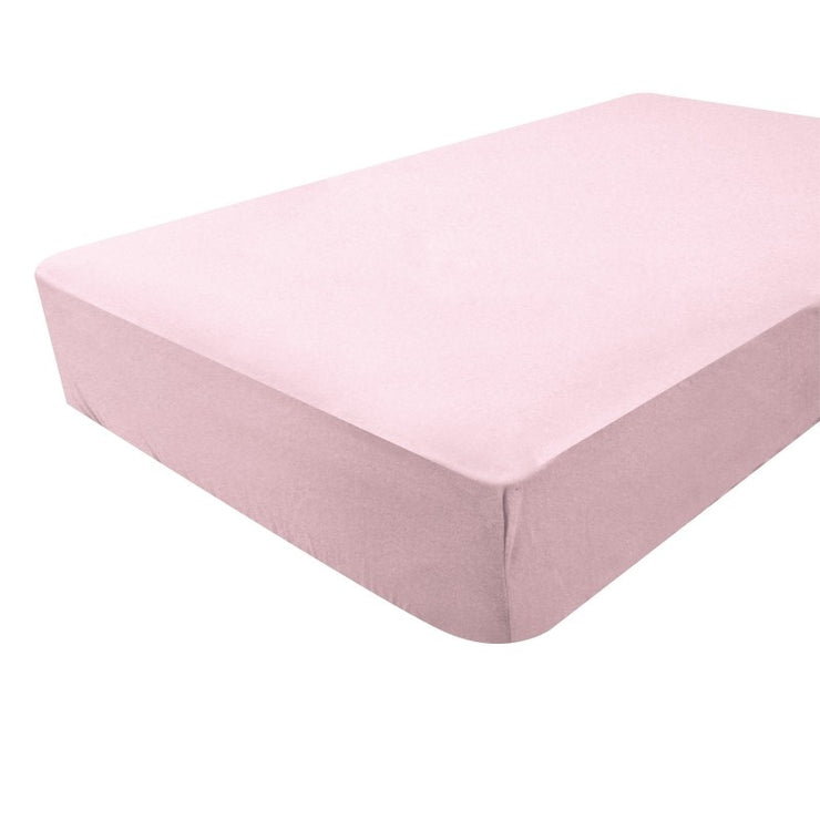 Drap housse pour lit de bébé – 60×120 cm / Rose