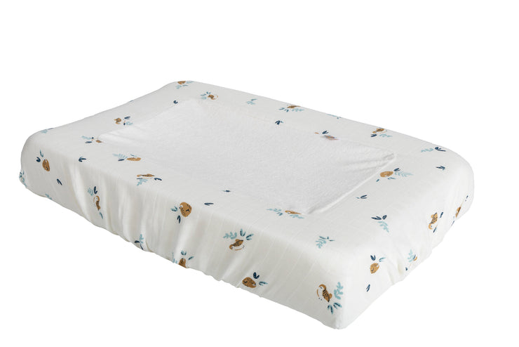 HOUSSE MATELAS À LANGER OISEAUX - Mode Bébé Claye