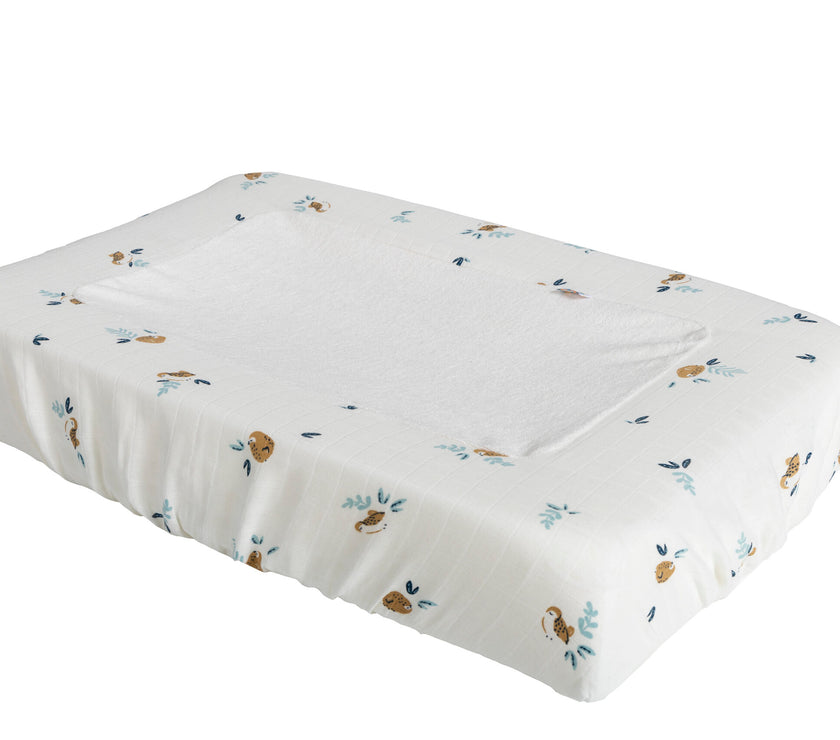 HOUSSE MATELAS À LANGER OISEAUX - Mode Bébé Claye