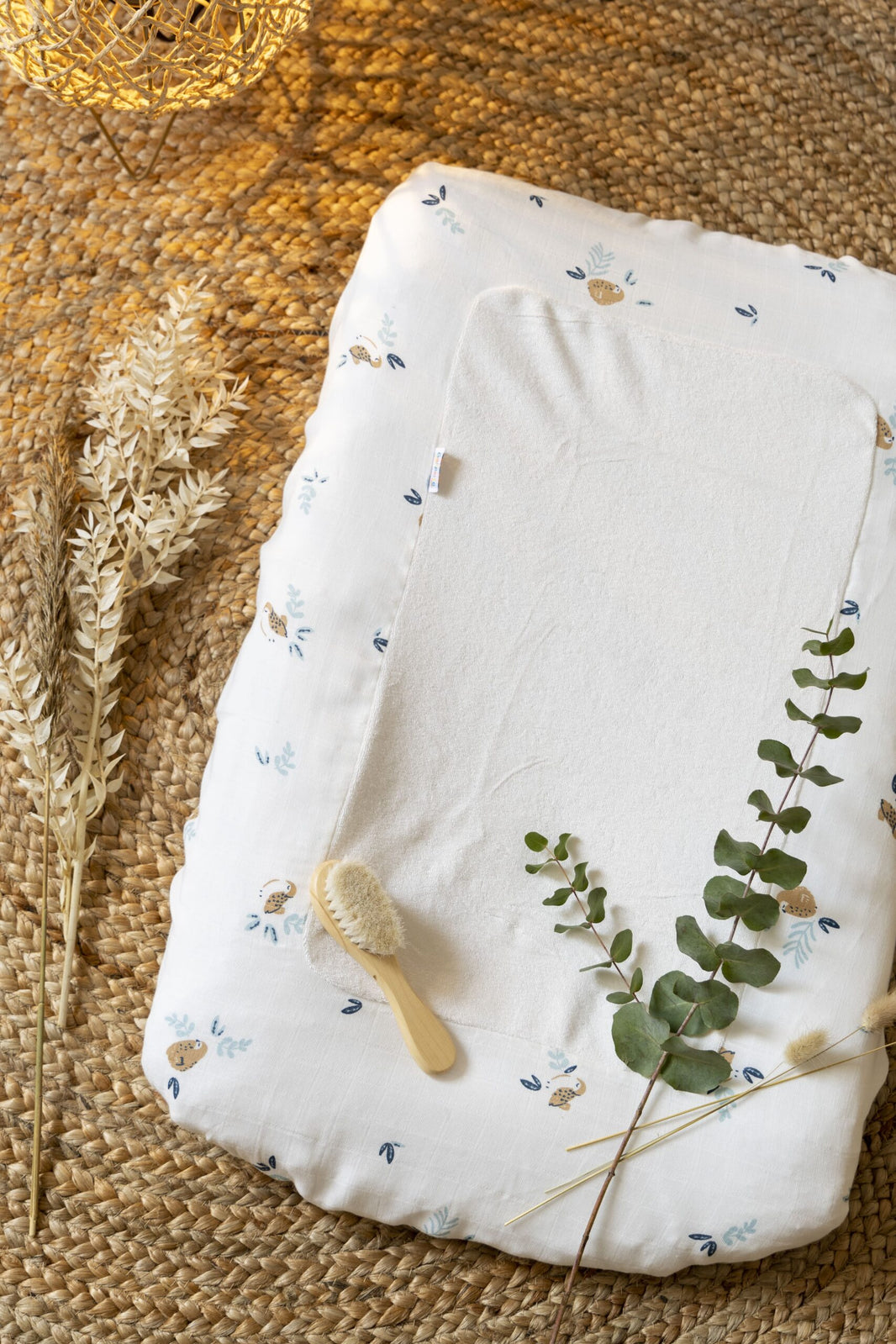 HOUSSE MATELAS À LANGER OISEAUX - Mode Bébé Claye