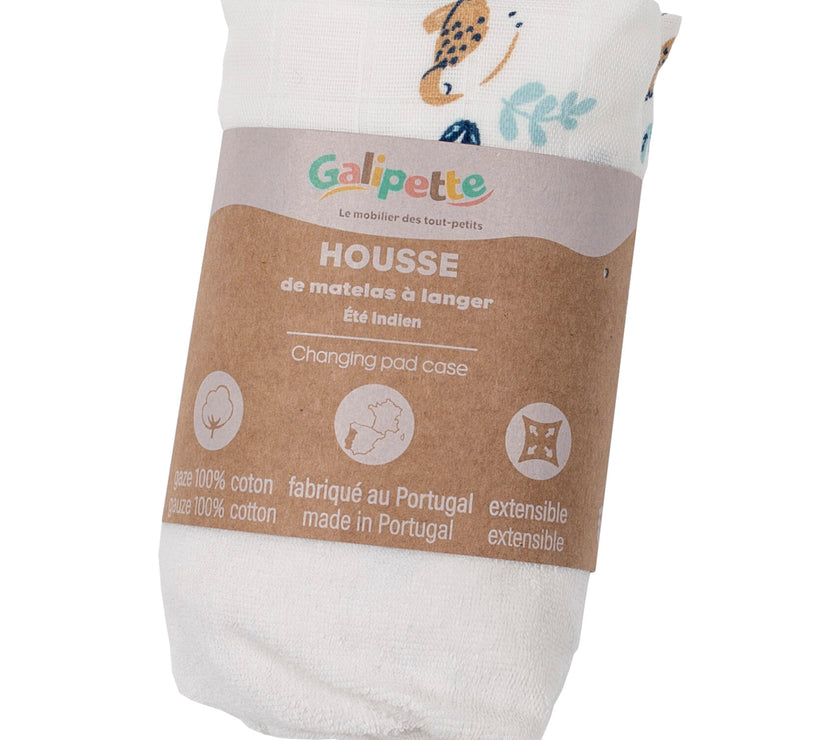 HOUSSE MATELAS À LANGER OISEAUX - Mode Bébé Claye