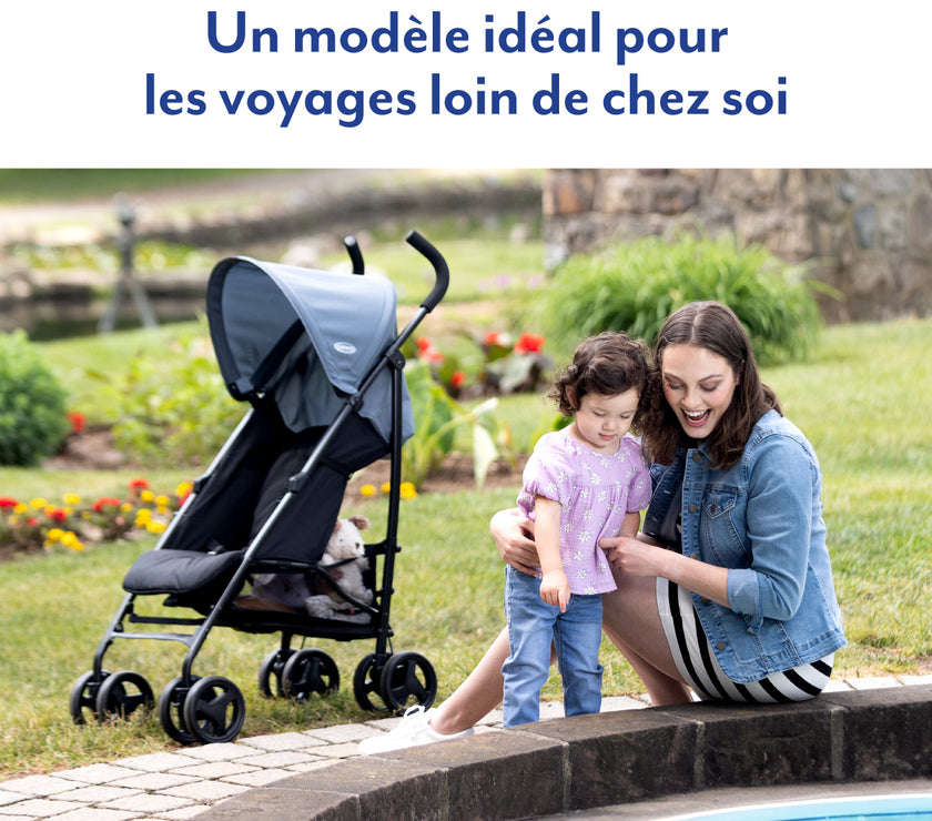 Poussette canne EZLite™ Rose - Mode Bébé Claye
