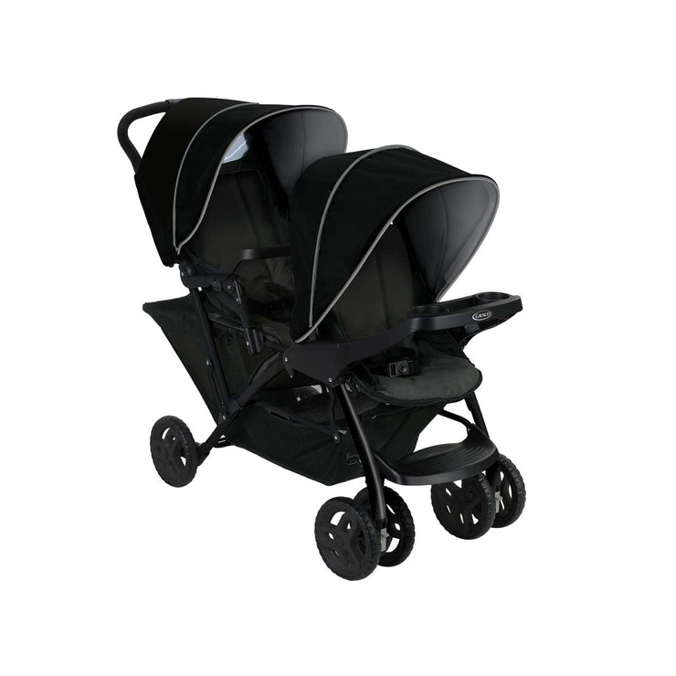Poussette Double Stadium Duo Noir- Grey - Mode Bébé Claye