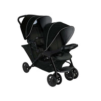 Poussette Double Stadium Duo Noir- Grey - Mode Bébé Claye