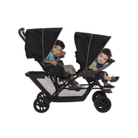 Poussette Double Stadium Duo Noir- Grey - Mode Bébé Claye