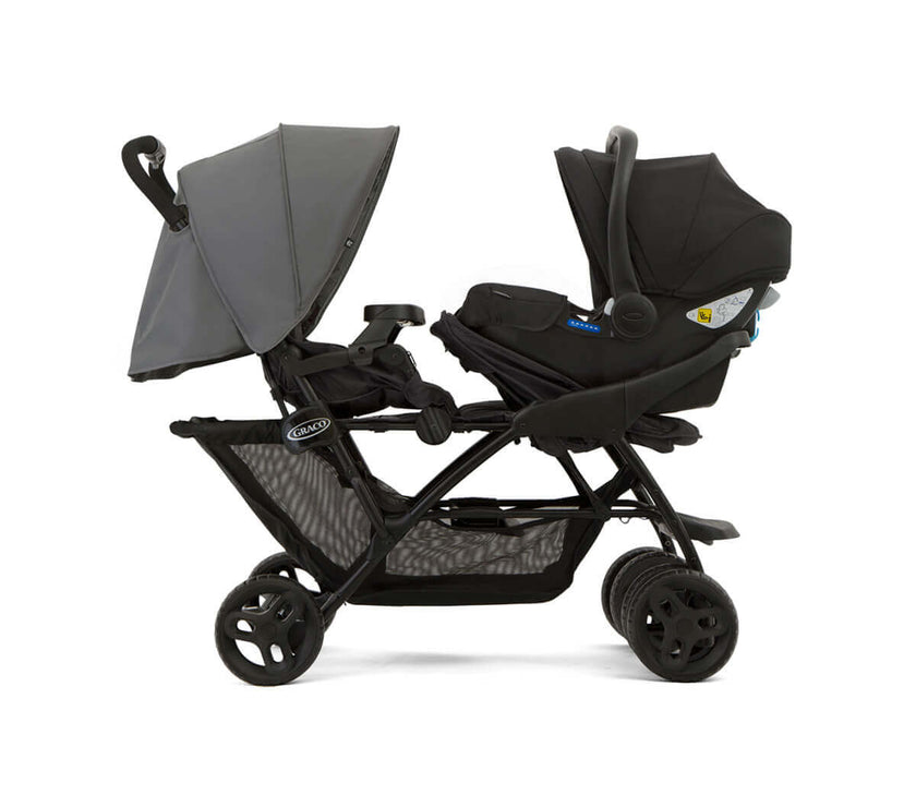 Poussette Double Stadium Duo Titanium - Mode Bébé Claye