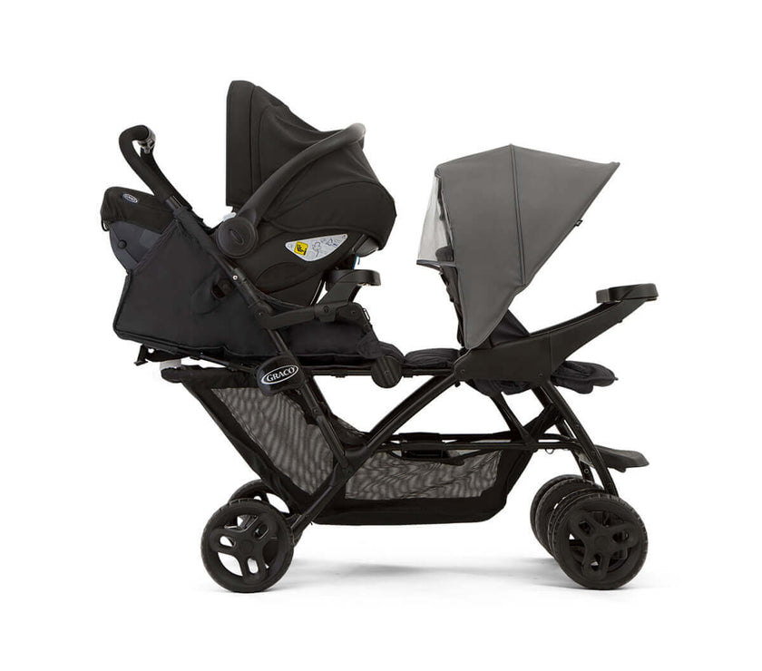 Poussette Double Stadium Duo Titanium - Mode Bébé Claye