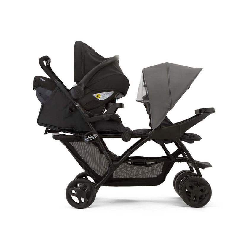 Poussette Double Stadium Duo Titanium - Mode Bébé Claye