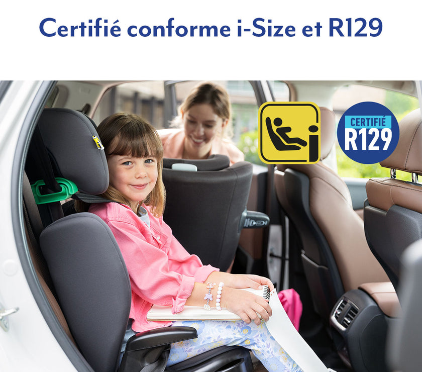 Siège Auto Gr 2/3 Junior Maxi™ i-Size R129 Iron - Mode Bébé Claye