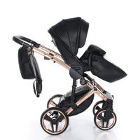 Poussette Junama Handcraft - Noir/Or Rose