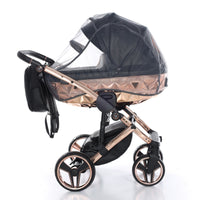Poussette Junama Handcraft - Noir/Or Rose
