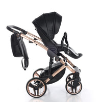 Poussette Junama Handcraft - Noir/Or Rose