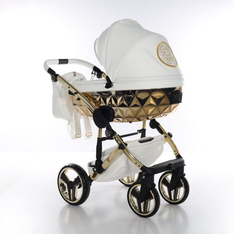 Poussette Junama Handcraft - Blanc/Or