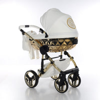 Poussette Junama Handcraft - Blanc/Or