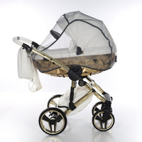 Poussette Junama Handcraft - Blanc/Or