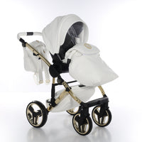 Poussette Junama Handcraft - Blanc/Or