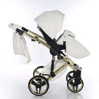 Poussette Junama Handcraft - Blanc/Or
