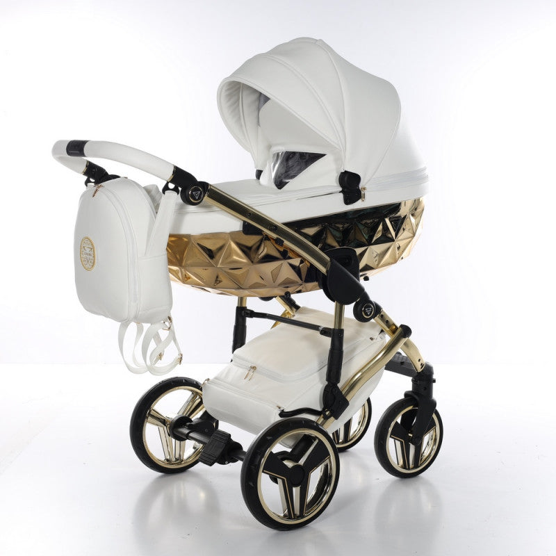 Poussette Junama Handcraft - Blanc/Or