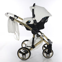 Poussette Junama Handcraft - Blanc/Or