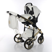 Poussette Junama Handcraft - Blanc/Or