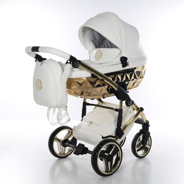 Poussette Junama Handcraft - Blanc/Or