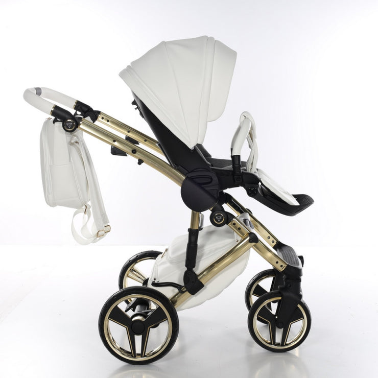 Poussette Junama Handcraft - Blanc/Or