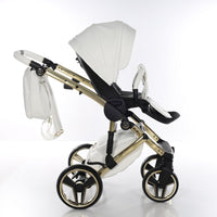 Poussette Junama Handcraft - Blanc/Or