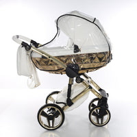 Poussette Junama Handcraft - Blanc/Or