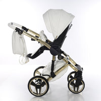 Poussette Junama Handcraft - Blanc/Or