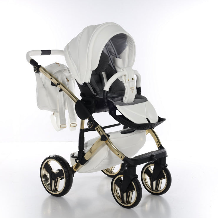 Poussette Junama Handcraft - Blanc/Or