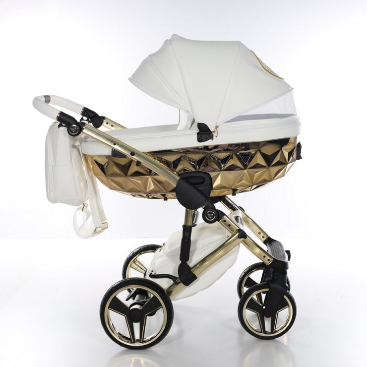 Poussette Junama Handcraft - Blanc/Or