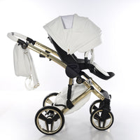Poussette Junama Handcraft - Blanc/Or