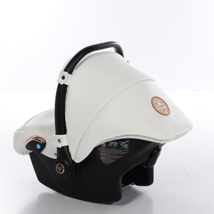 Poussette Junama Handcraft - Blanc/Or Rose