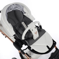 Poussette Junama Handcraft - Blanc/Or Rose