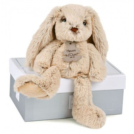 Doudou et Compagnie - Copains Calins lapin beige PM 25 cm - Mode Bébé Claye