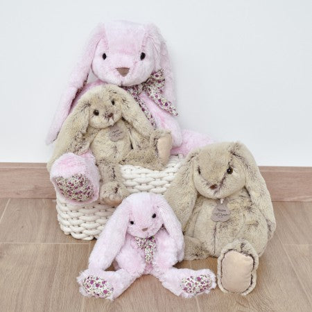 Doudou et Compagnie - Copains Calins lapin beige PM 25 cm - Mode Bébé Claye