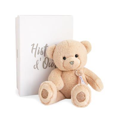 Doudou et Compagnie - OURS CHARMS - BEIGE 24 CM - Mode Bébé Claye