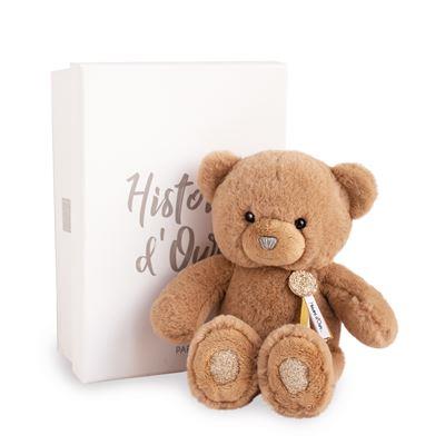 Doudou et Compagnie - OURS CHARMS - MARRON CLAIR 24 CM - Mode Bébé Claye