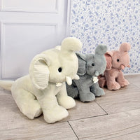 PREPPY CHIC - ELEPHANT GRIS PERLE 35 CM