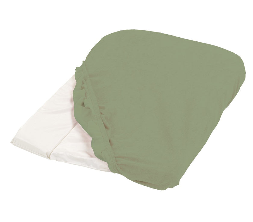 Housse de matelas à langer kaki éponge 50x75cm
