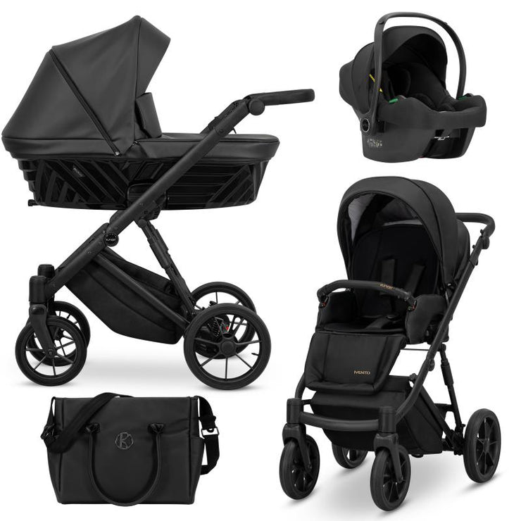 IVENTO Black Pearl Trio Stroller