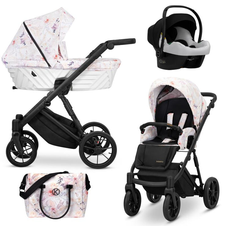 IVENTO Delicate Flowers Trio Stroller