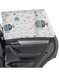 Pare-soleil de voiture pour bébé Window sock XL Lazuli blue - Mode Bébé Claye