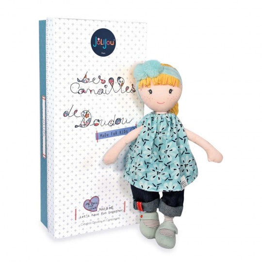 Poupée de chiffon - Les Canailles de Doudou - Evy - 36 cm - Mode Bébé Claye