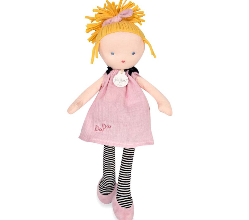 Poupée de chiffon- Les Doucettes - Inès - 30 cm - Mode Bébé Claye