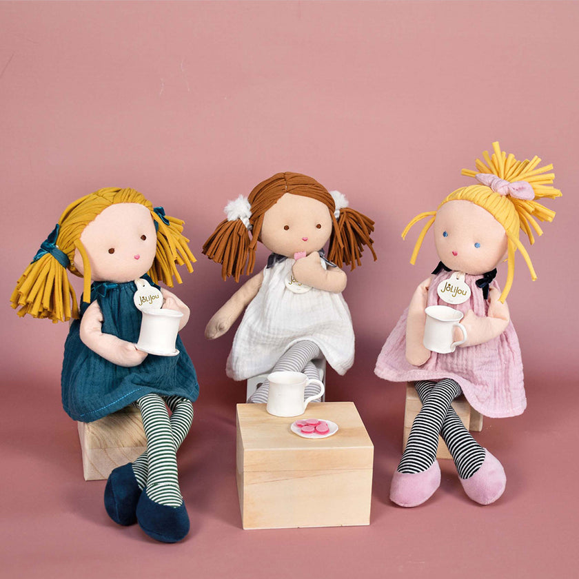 Poupée de chiffon- Les Doucettes - Inès - 30 cm - Mode Bébé Claye